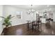 Dining area with black table and bench seating at 912 Ira Sw St, Atlanta, GA 30310