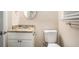Clean bathroom with granite vanity and toilet at 1742 Lynn Ln, Decatur, GA 30032