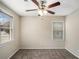 Simple bedroom with carpet and ceiling fan at 1742 Lynn Ln, Decatur, GA 30032
