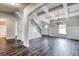 Spacious dining room with hardwood floors and chandelier at 301 Delta Dr, Mcdonough, GA 30252