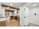 View of the kitchen with ample counter space, stainless steel appliances, and a pantry at 1377 Dorothy Dr, Decatur, GA 30030