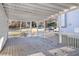 Screened porch with wooden deck and view at 3563 Stratford, Douglasville, GA 30135