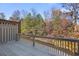 Private deck overlooking wooded area at 5667 Cascade Sw Run, Atlanta, GA 30336