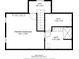 Second floor plan with primary bedroom and bath at 2933 5Th Sw St, Atlanta, GA 30315