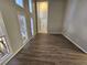 Spacious living room with hardwood floors and high ceilings at 5085 Rock Glen Dr, Stone Mountain, GA 30088