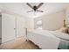 Bedroom with ceiling fan and carpet at 2793 Jordan Forest Trl, Lawrenceville, GA 30044