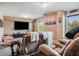Spacious home theater with comfortable seating and large screen at 120 Broad Meadows Ln, Fayetteville, GA 30215