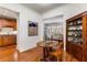 Charming dining area with hardwood floors and built-in shelving at 1717 N Decatur Ne Rd # 214, Atlanta, GA 30307