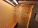 Unfinished basement closet with wire shelving at 75 Briar Patch Rd, Covington, GA 30014