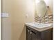 Small bathroom with updated vanity and mosaic tile at 3171 Beech Dr, East Point, GA 30344