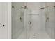 Large walk-in shower with double shower heads at 522 Hope Hollow Ln, Loganville, GA 30052