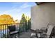 Private balcony with city view and seating at 384 Ralph Mcgill Blvd # 313, Atlanta, GA 30312