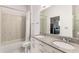 Modern bathroom with granite double vanity and bathtub at 384 Ralph Mcgill Blvd # 313, Atlanta, GA 30312