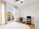 Bedroom with large window, city view, and workspace at 384 Ralph Mcgill Blvd # 313, Atlanta, GA 30312