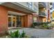Brick building entrance with landscaping and signage at 384 Ralph Mcgill Blvd # 313, Atlanta, GA 30312