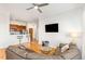 Open concept kitchen and living area with hardwood floors and modern appliances at 384 Ralph Mcgill Blvd # 313, Atlanta, GA 30312