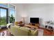 Spacious living room with a large window and city view at 1195 Milton Se Ter # 1407, Atlanta, GA 30315