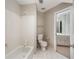 Bathroom with shower and toilet at 7860 Wentworth Dr, Duluth, GA 30097