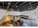 Finished basement offering built-in seating and abundant light at 1151 Ruby Nelson Ct, Lawrenceville, GA 30043