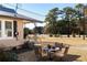 Gravel front yard with a small patio set at 1404 Cassville Nw Rd, Cartersville, GA 30121
