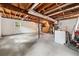 Unfinished basement with high ceilings and ample space at 1730 Salina Dr, Jonesboro, GA 30236