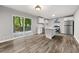 Modern kitchen with white cabinets and a large island at 1730 Salina Dr, Jonesboro, GA 30236