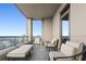 Spacious balcony with city views and comfortable seating at 3376 Peachtree Ne Rd # 47A, Atlanta, GA 30326