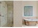 Bathroom with walk-in shower and soaking tub at 3376 Peachtree Ne Rd # 47A, Atlanta, GA 30326