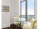Bright breakfast nook with glass table and two chairs at 3376 Peachtree Ne Rd # 47A, Atlanta, GA 30326
