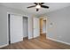 Spacious bedroom with double doors leading to closet and another room at 5359 Megan Rd, Stone Mountain, GA 30088