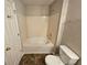 Clean bathroom with a bathtub, toilet and vanity at 6531 Gina Agha Cir, Lithonia, GA 30038