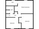 Second floor plan with primary bedroom, two additional bedrooms, and two baths at 3665 Sharon Dr, Powder Springs, GA 30127