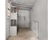 Workshop with metal shelving and extra storage space at 3665 Sharon Dr, Powder Springs, GA 30127