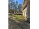 Wooden deck with stairs leading to the backyard at 1481 Estes Rd, Rutledge, GA 30663