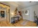 Bright entryway with wood floors and rustic decor at 1481 Estes Rd, Rutledge, GA 30663