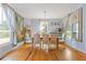 Dining room with a unique chandelier and charming decor at 527 Main St, Suwanee, GA 30024