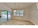 Casual dining area with sliding glass door to backyard access at 349 Southgate Dr, Locust Grove, GA 30248