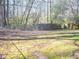 Fenced backyard with mature trees and grass at 608 Woodknoll Ct, Jonesboro, GA 30238