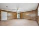 Large bedroom with ceiling fan and access to bathroom at 747 Bethesda School Rd, Lawrenceville, GA 30044