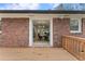 View from deck shows stylish dining area at 2360 Beaver Creek Se Rd, Smyrna, GA 30080