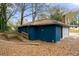 Back of house with blue exterior and wooden deck at 1089 Indale Sw Pl, Atlanta, GA 30310