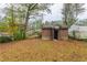 Yard with shed and wooded area at 1962 Pine Oak Sw Dr, Atlanta, GA 30310