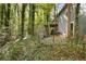 Fenced backyard with deck and stairs at 1496 Meadowlark Dr, Decatur, GA 30032
