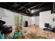 Spacious basement recreation area, featuring sliding glass doors at 1496 Meadowlark Dr, Decatur, GA 30032
