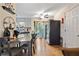 Dining area with hardwood floors and access to kitchen at 1496 Meadowlark Dr, Decatur, GA 30032