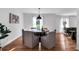 Bright dining room with hardwood floors and a round table at 2739 Beverly Hills Ne Dr, Marietta, GA 30068