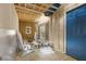Under construction sunroom with large sliding doors and blue door at 1321 Mcclelland Ave, Atlanta, GA 30344