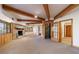 Finished basement with spiral staircase, wood paneling and ample space at 1379 The By Ne Way, Atlanta, GA 30306