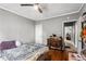 Bedroom with double bed and access to other rooms at 1324 Almont Sw Dr, Atlanta, GA 30310