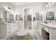 Double vanity bathroom with ample storage at 304 Woodstock Seven Dr, Woodstock, GA 30188